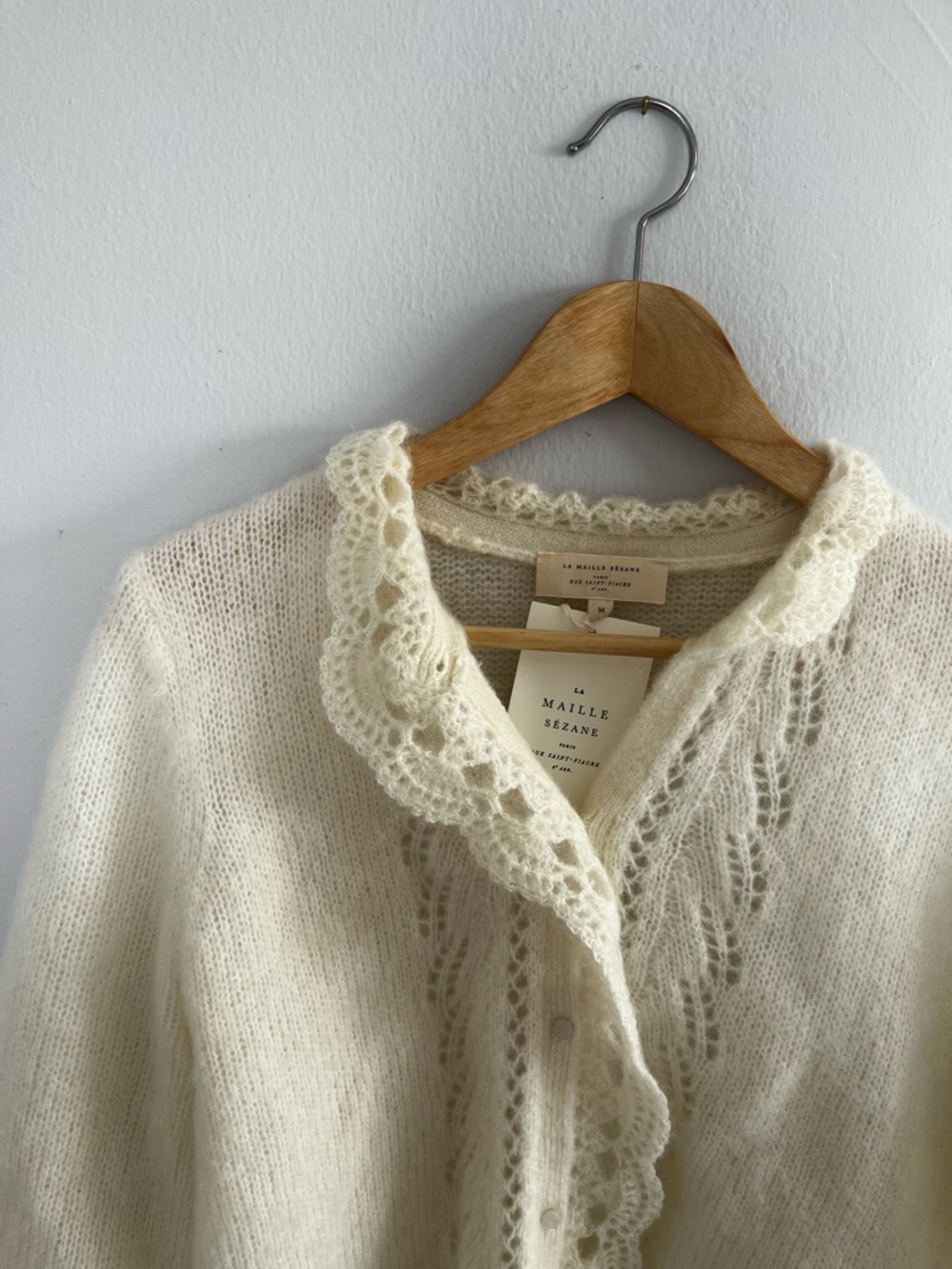 Sézane Angie Sweater in Ecru - Picture 2 of 5